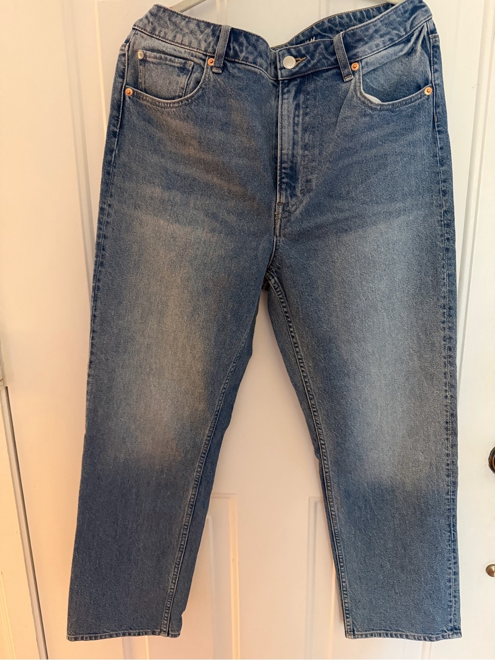 Women’s Blue Denim Jeans - Classic Straight Fit H&M x Brock